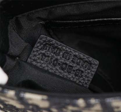 ディオール「Dior」「Oblique」ブラックジャカード＆グレインドレザー カードケース