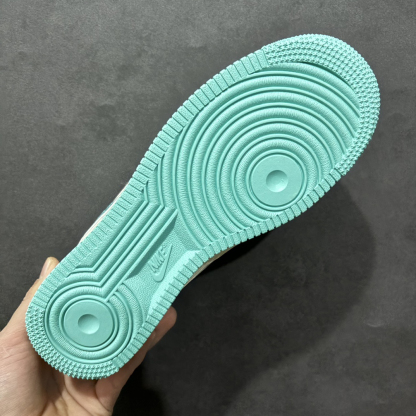 「コラボモデル」The North Face x Nike Air Force 1 Low 07 'White Blue' スモールスウッシュ スターダスト スニーカー