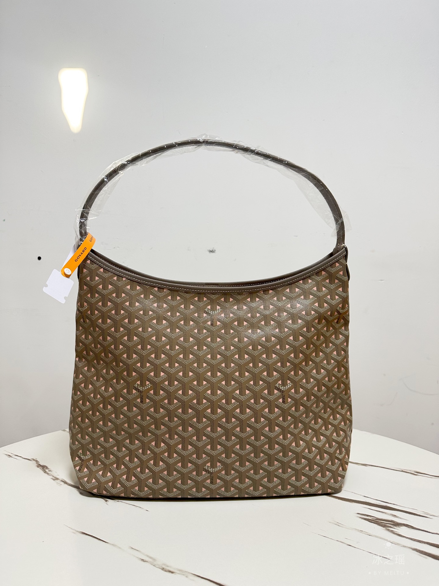 ゴヤール「Goyard」Boheme Hobo 170th Anniversary Khaki Pink ショルダーバッグ