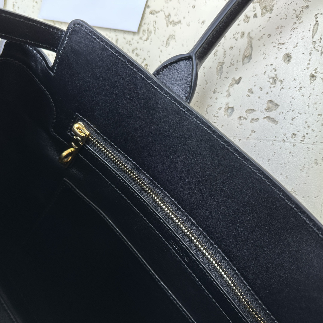 セリーヌ「Celine」CONTI 柔软牛皮革ハンドバッグ