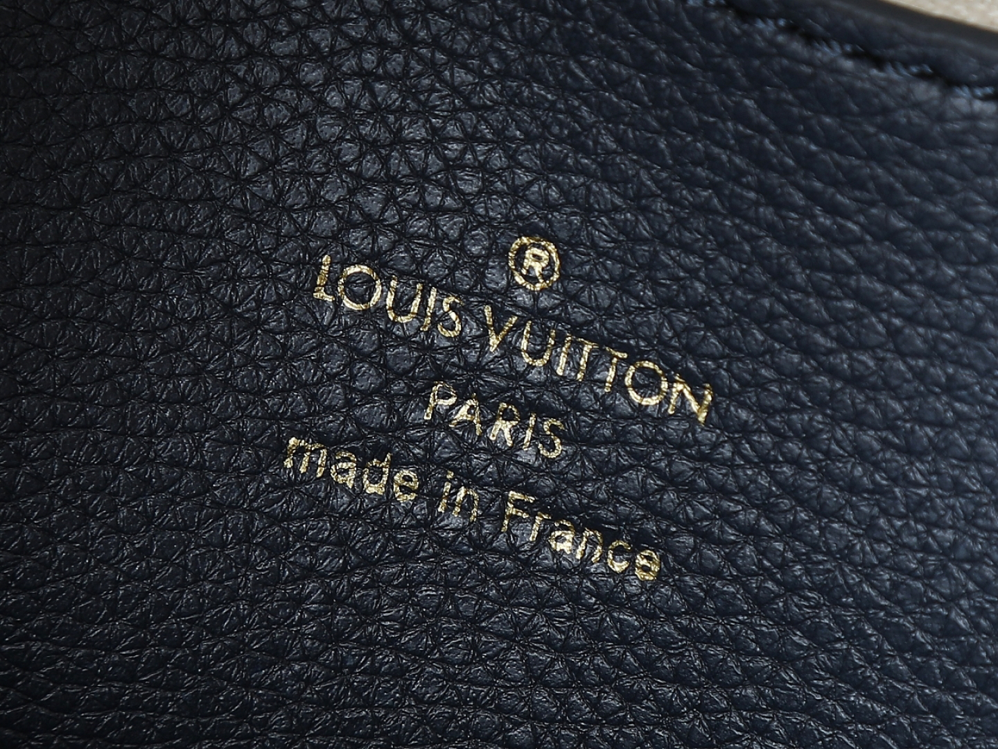 ルイ・ヴィトン「Louis Vuitton」CARMEL ハンドバッグ ネイビー