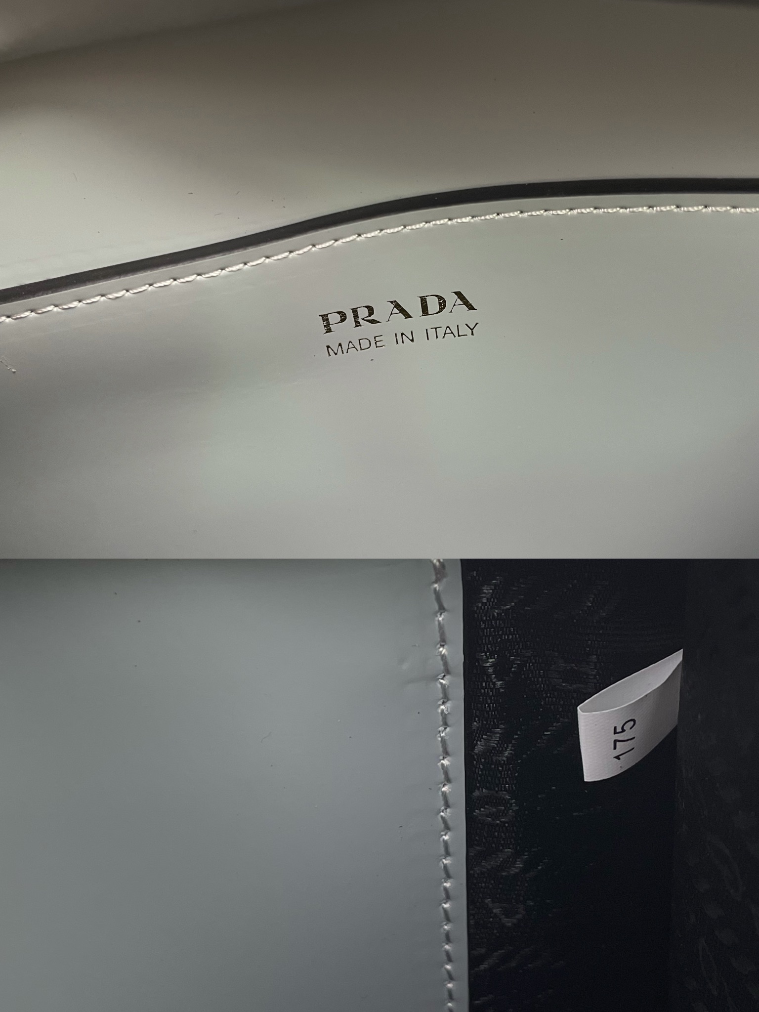 プラダ「Prada」ダブルストラップ ジップトップバッグ