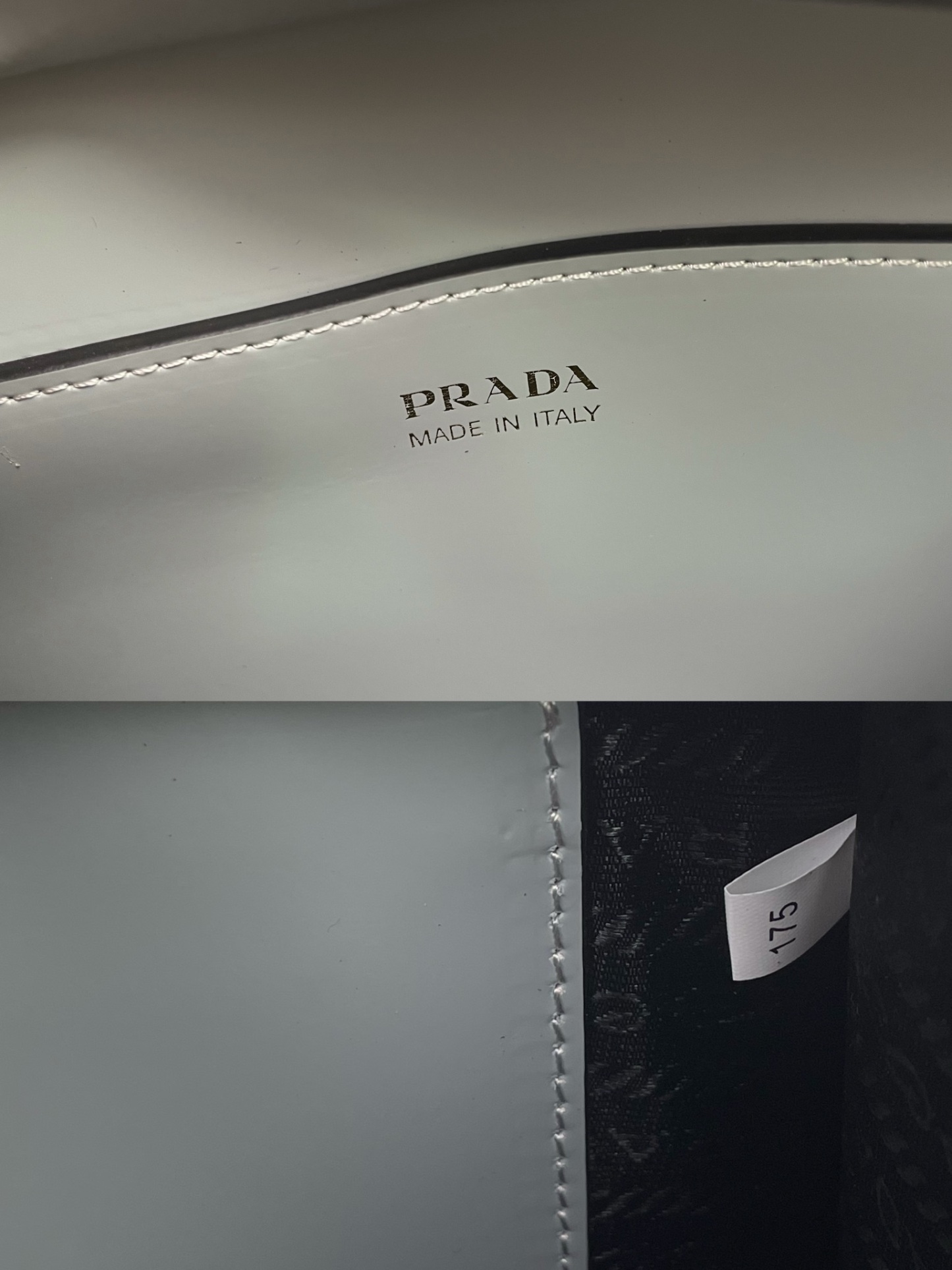 プラダ「Prada」ダブルストラップ ジップトップバッグ