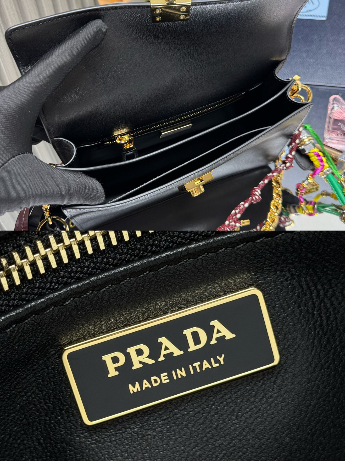 プラダ「Prada」Soft Sound ショルダーバッグ モデル