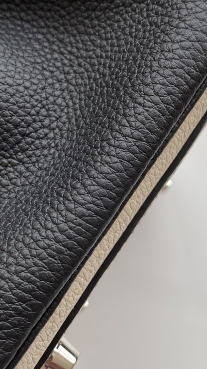 エルメス「Hermès」Birkin 25 パンダ レザー ショルダーバッグ