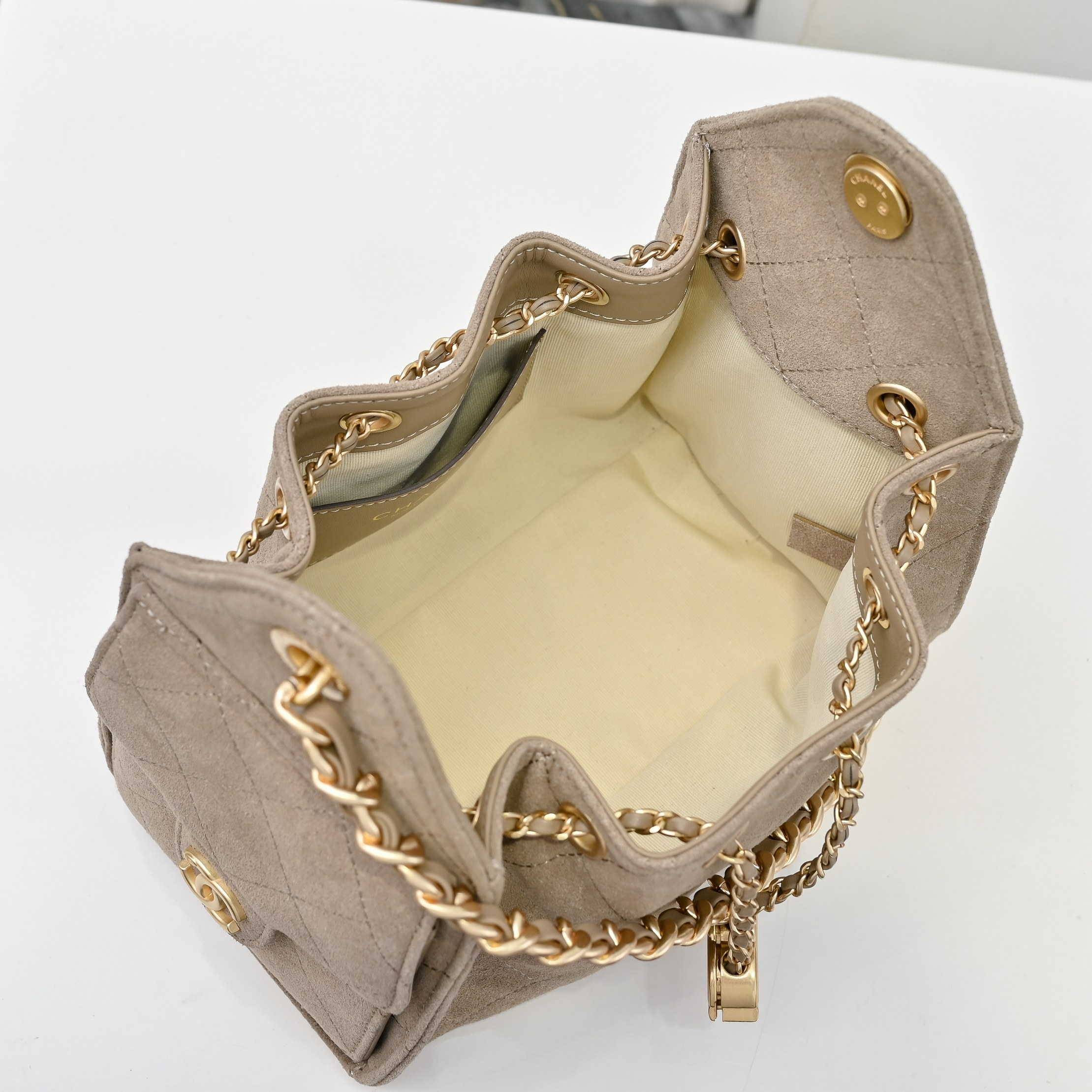 シャネル「Chanel」シャネル 25C スエード×カーフスキン ホーボーバッグ / ショルダーバッグ