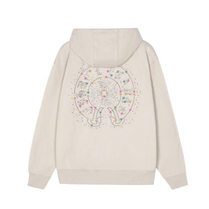 クロムハーツ「Chrome Hearts」秋冬ロングスリーブ ジップアップフーディ - ユニセックス
