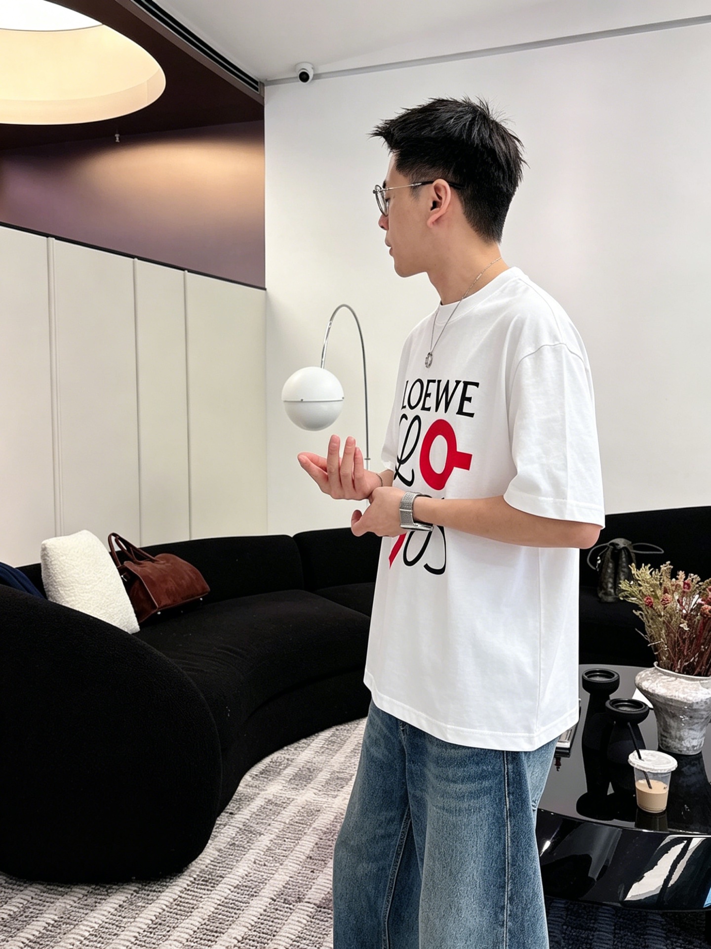 ロエベ「Loewe」ロエベ ロゴプリントTシャツ / ショートスリーブ クルーネック