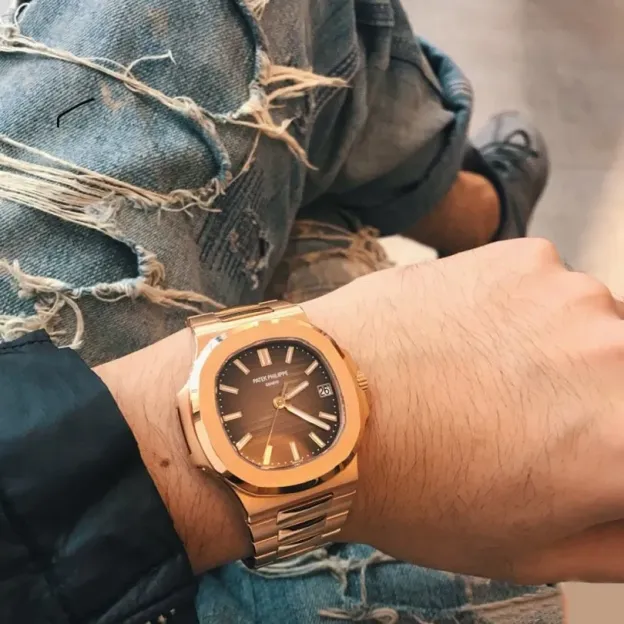 パテック フィリップ「Patek Philippe」ノーチラス V5 アップグレードモデル メンズウォッチ41MM