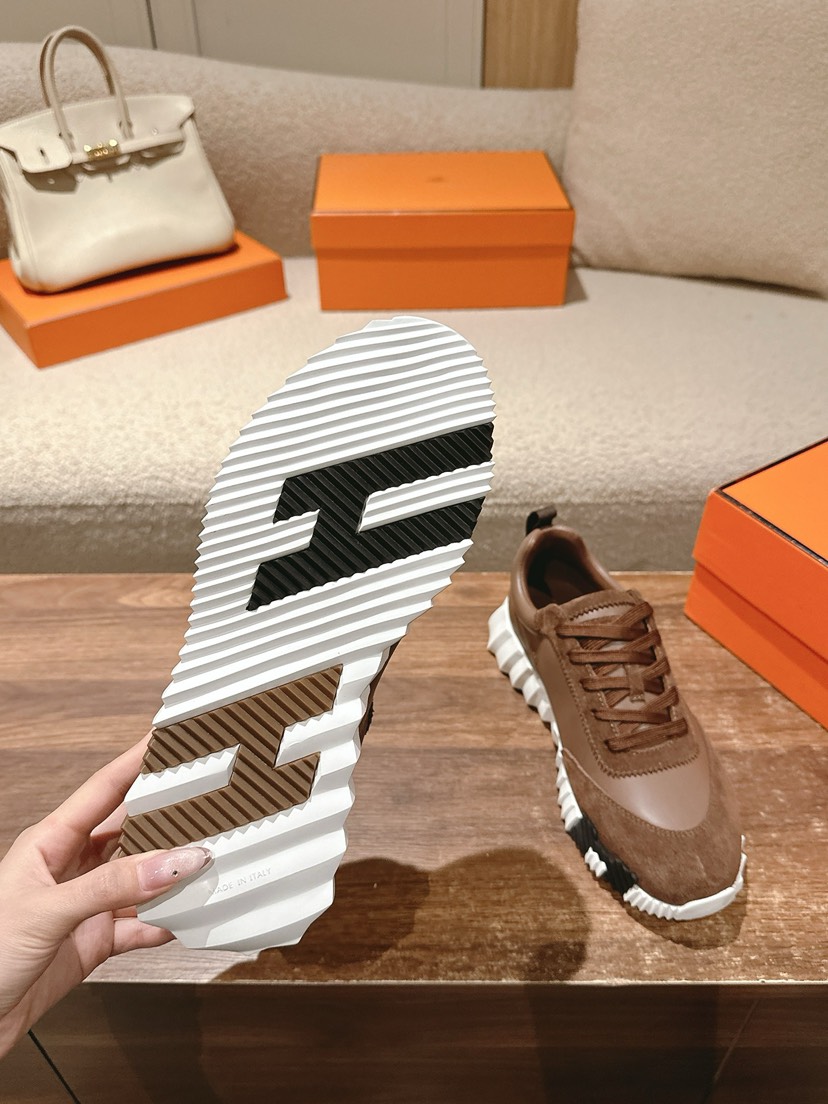 ルイ・ヴィトン「Louis Vuitton」エルメス バウンシング スニーカー (2024年春夏モデル) / レザースニーカー
