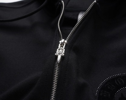 クロムハーツ「Chrome Hearts」秋冬ロングスリーブ ジップアップフーディ - ユニセックス