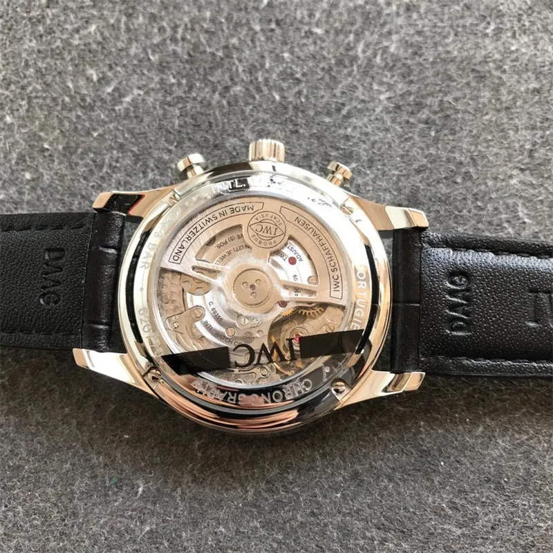 アイ・ダブリュー・シー「IWC」ポルトギーゼ クロノグラフ メンズウォッチ40MM