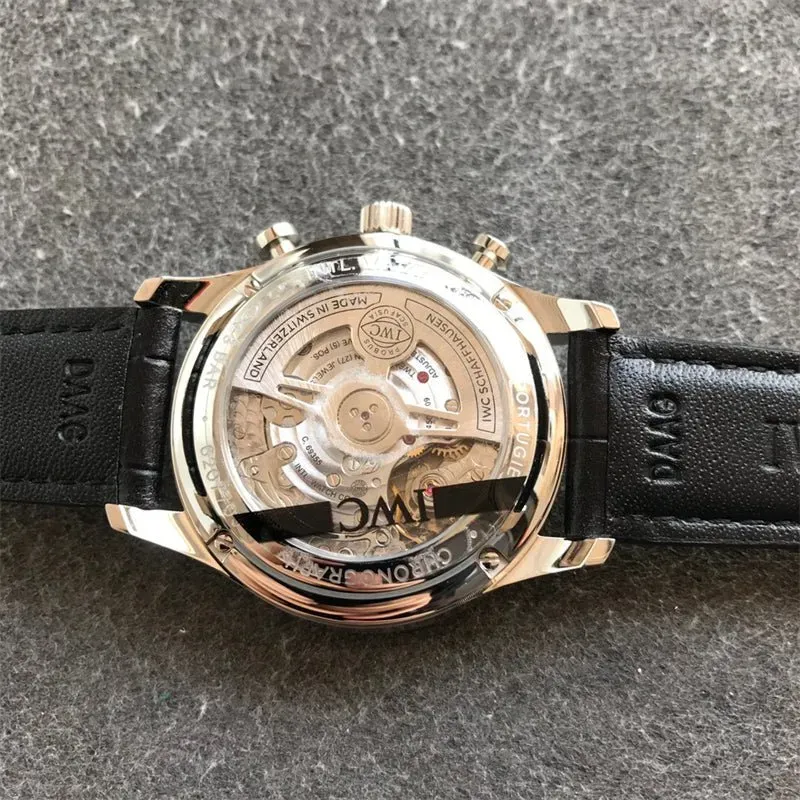 アイ・ダブリュー・シー「IWC」ポルトギーゼ クロノグラフ メンズウォッチ40MM