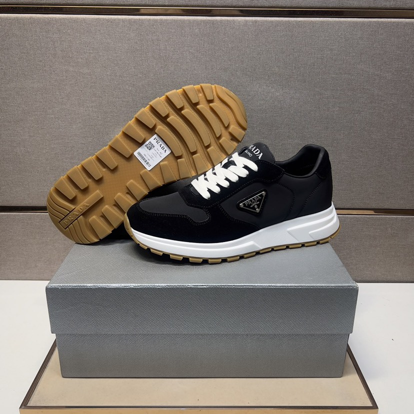 プラダ「Prada」プラダ プレミアムスニーカー (2026年春夏モデル) / レザースニーカー