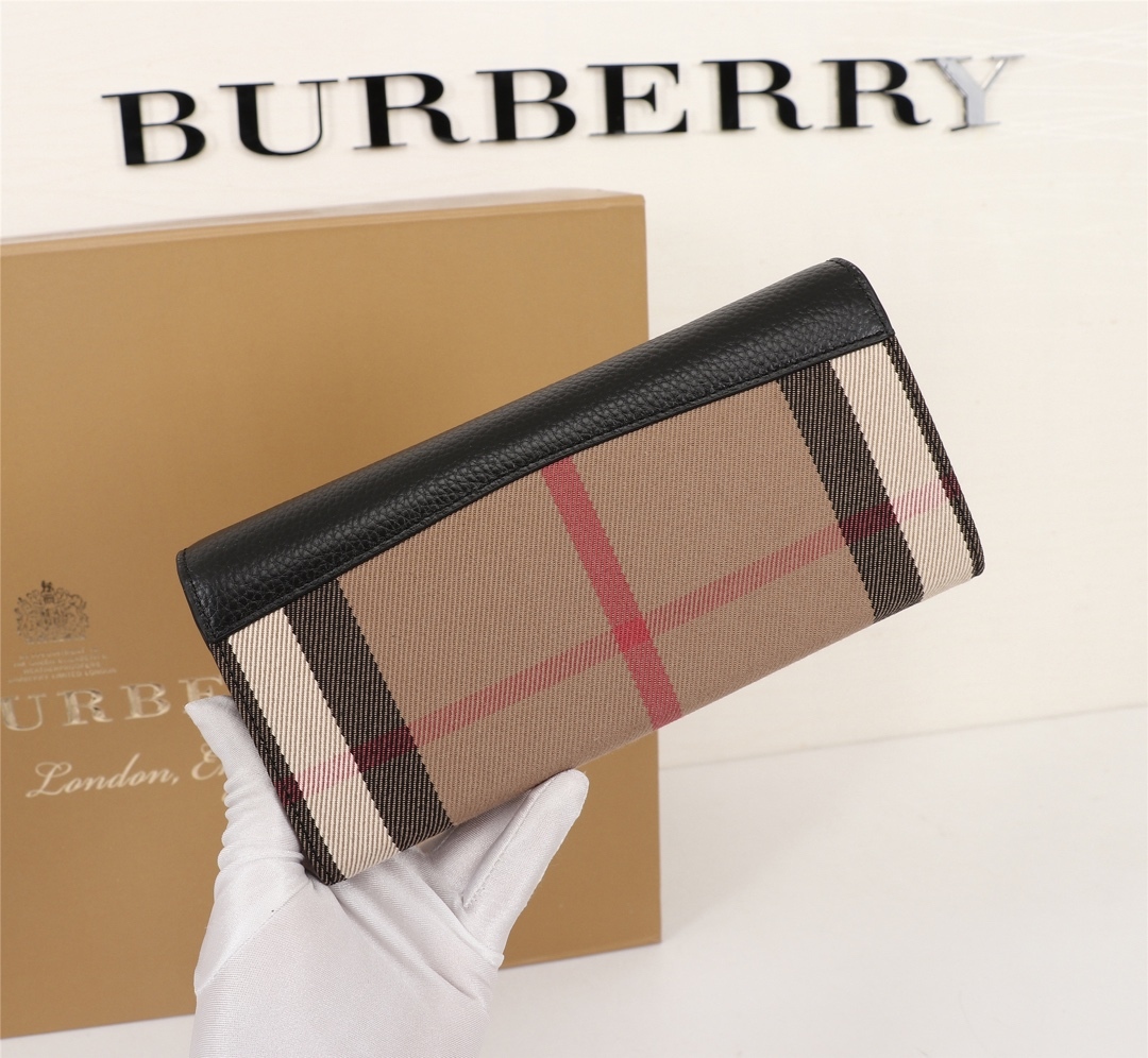バーバリー「Burberry」クラシック チェック レディース 長財布