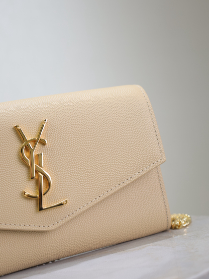 2026サンローラン「SAINT LAURENT アップタウン エンベロープ チェーンウォレット