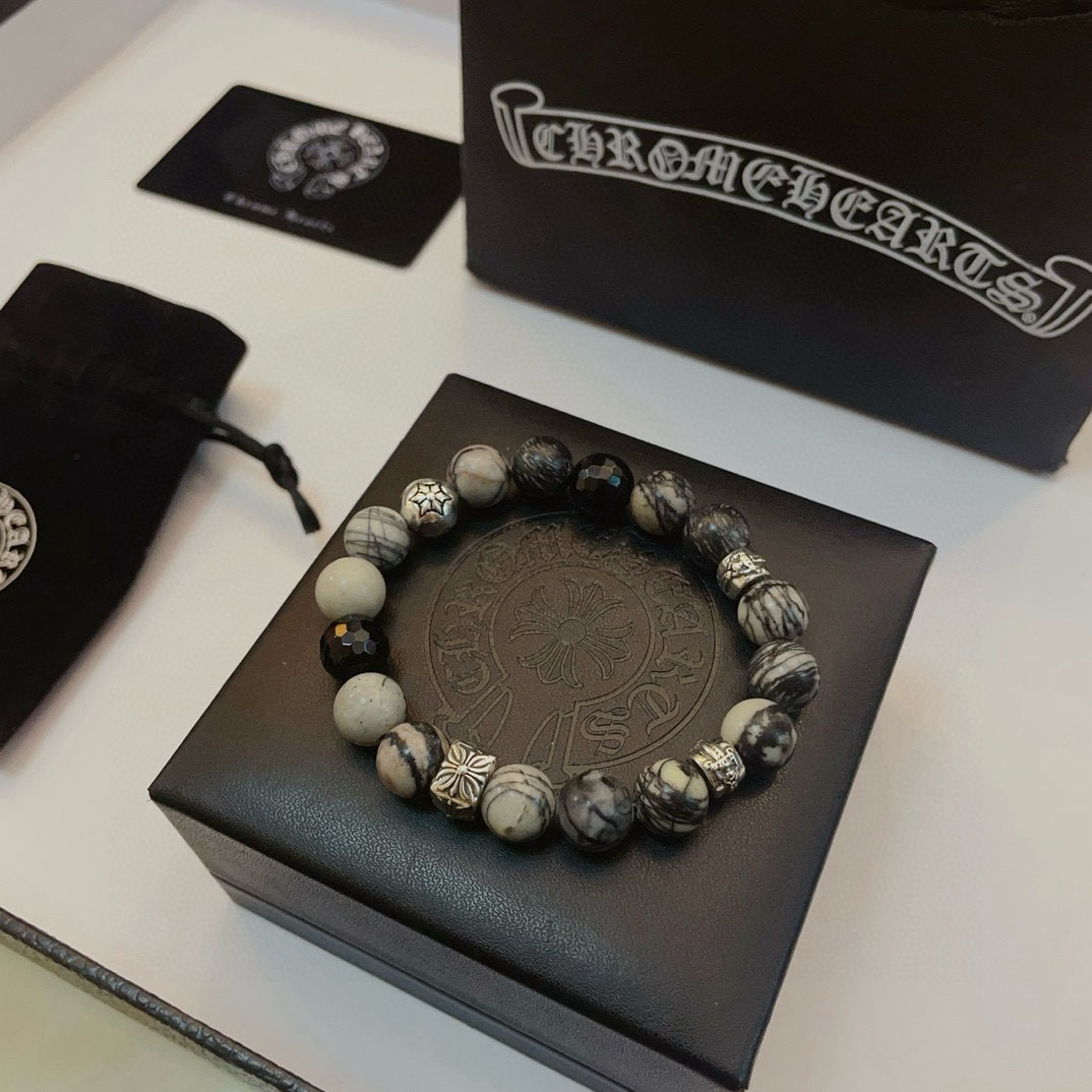 クロムハーツ「Chrome Hearts」ブレスレット - ヴィンテージ＆ロックテイスト ペア用