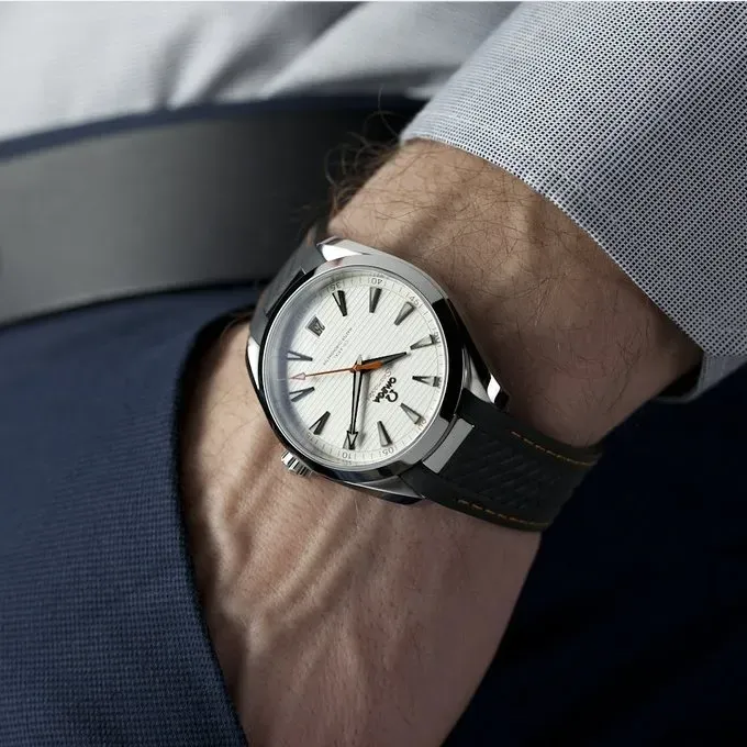 オメガ「Omega」Seamaste﻿r Aqua Terra 150﻿M マスター クロノメーター 41mm スチール＆ラバーストラップ メンズ腕時計