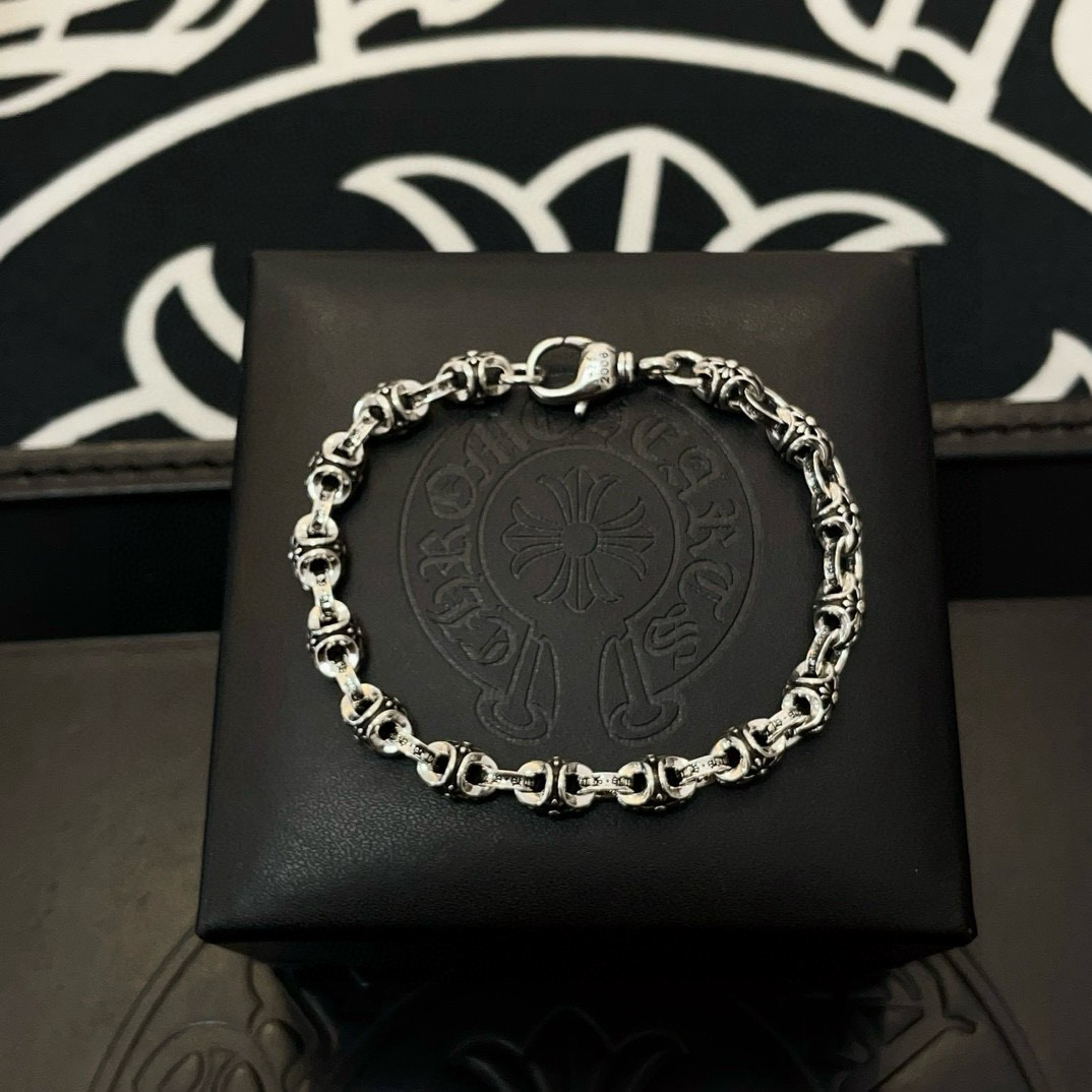 クロムハーツ「Chrome Hearts」ブレスレット - ヴィンテージ＆ロックテイスト ペア用