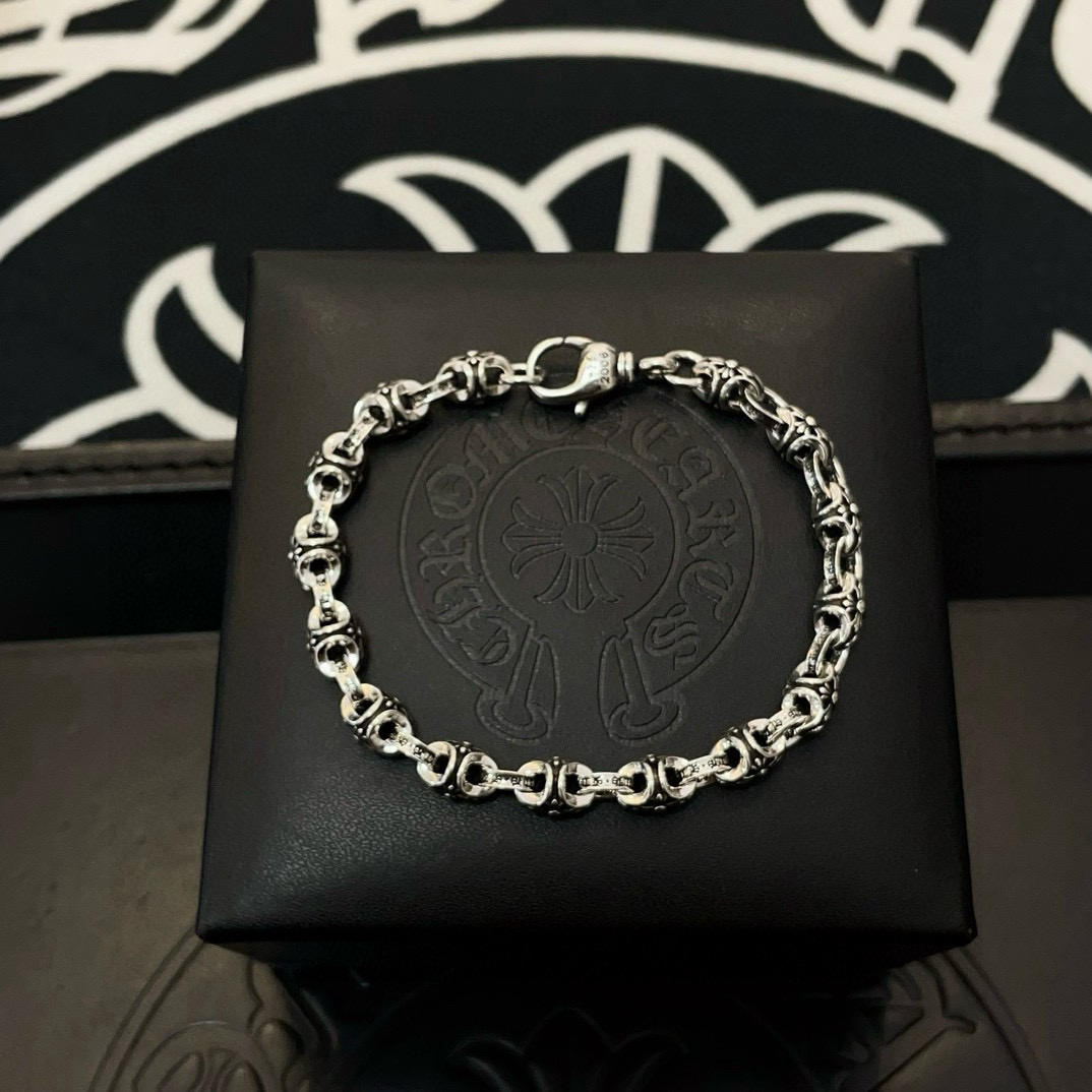 クロムハーツ「Chrome Hearts」ブレスレット - ヴィンテージ＆ロックテイスト ペア用