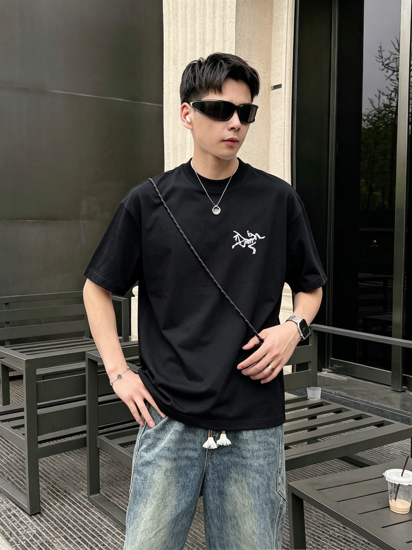 アークテリクス「ARC'TERYX」ロゴプリントTシャツ / ショートスリーブ クルーネック