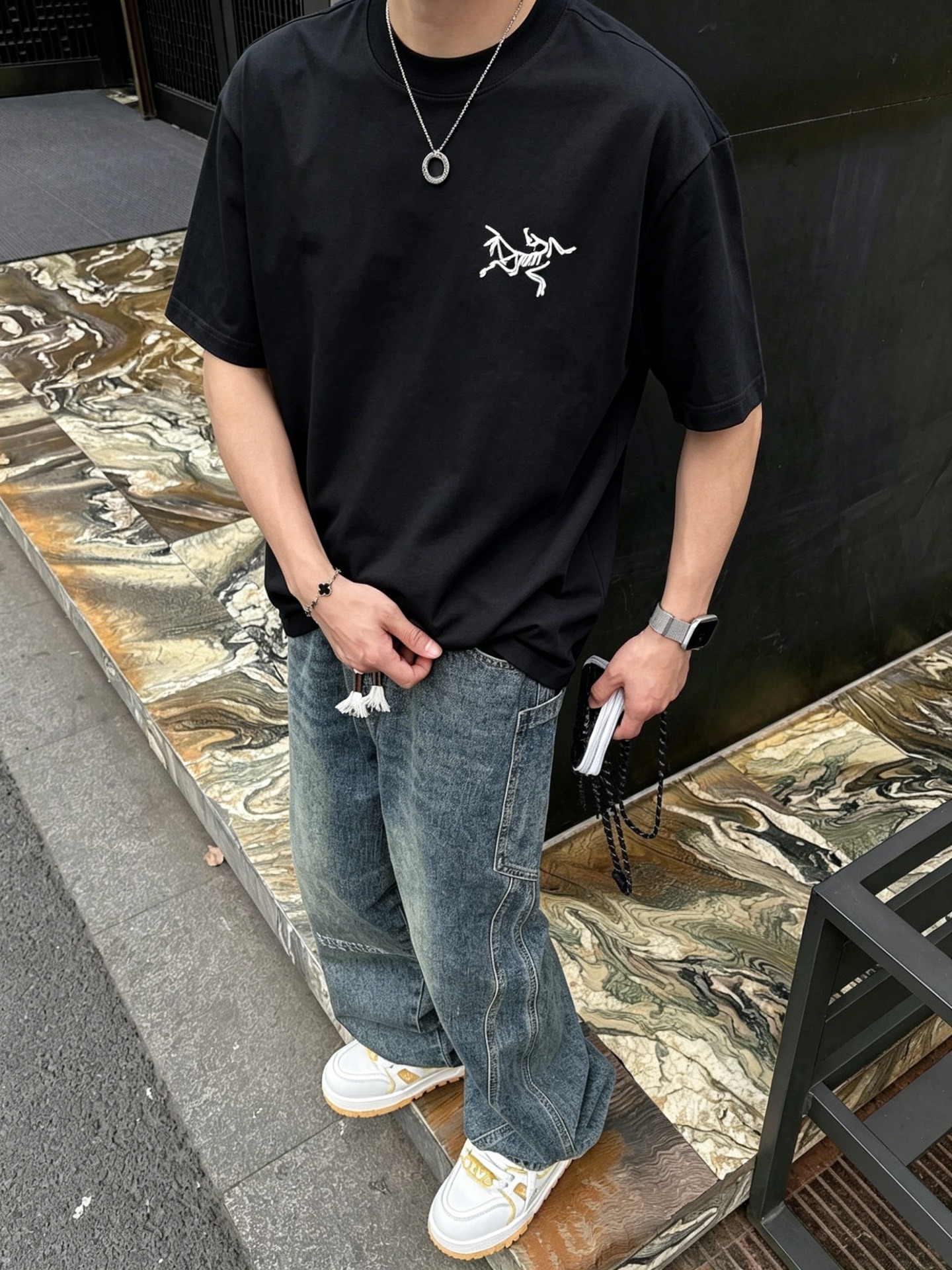 アークテリクス「ARC'TERYX」ロゴプリントTシャツ / ショートスリーブ クルーネック