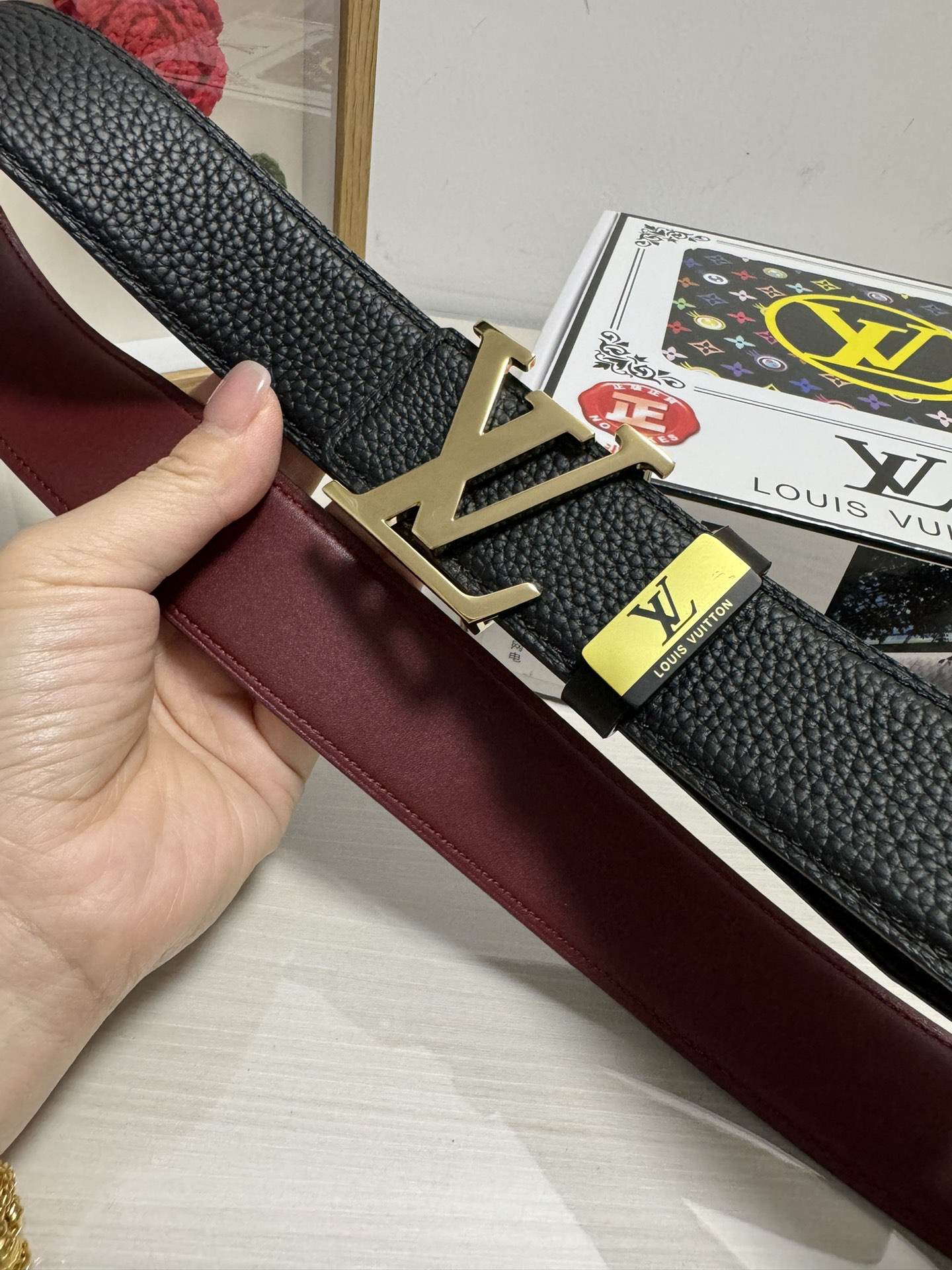 ルイ・ヴィトン ファッションアイテム クラシックレザーベルト