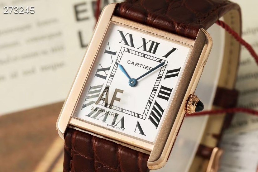 カルティエ［Cartier］タンク マスト ドゥ 自動巻き腕時計33.7mm x 25.5mm