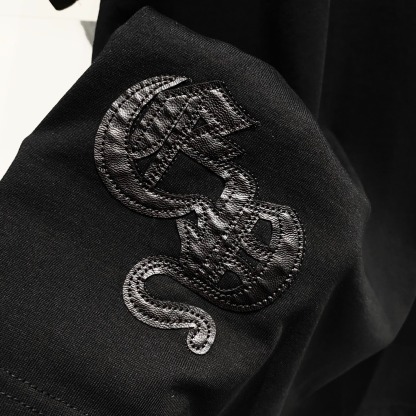 クロムハーツ「Chrome Hearts」レザー&サンスクリットTシャツ