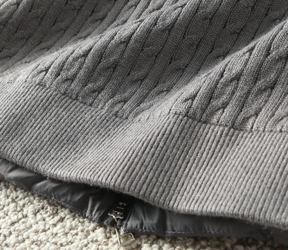 モンクレール「Moncler」秋冬 ニット調ダウンジャケット