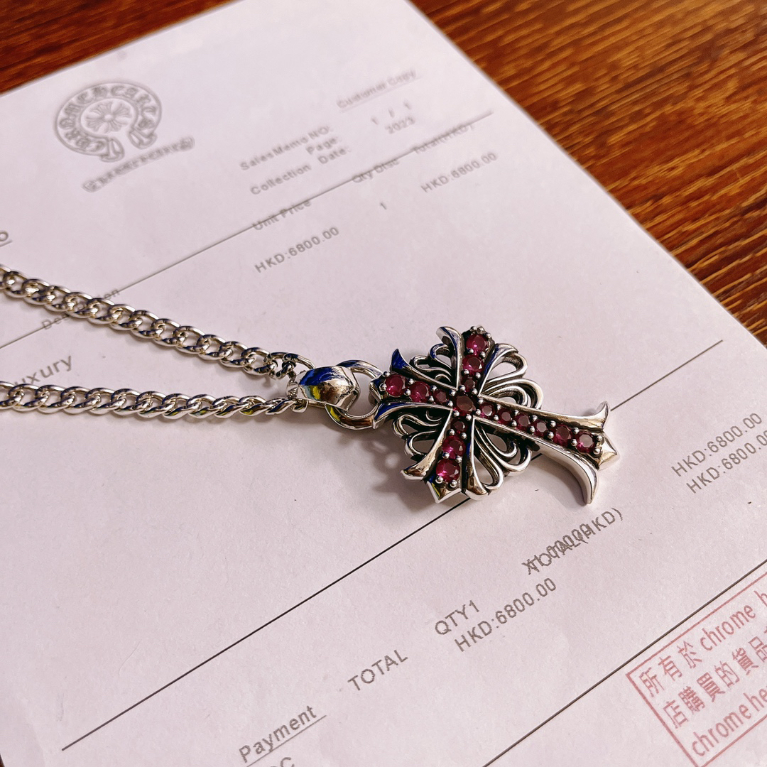クロムハーツ「Chrome Hearts」シンプルペンダントネックレス - ユニセックス