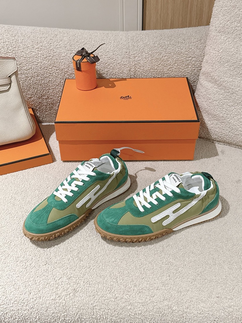 エルメス「Hermès」エルメス ガニーシューズ / レザースニーカー