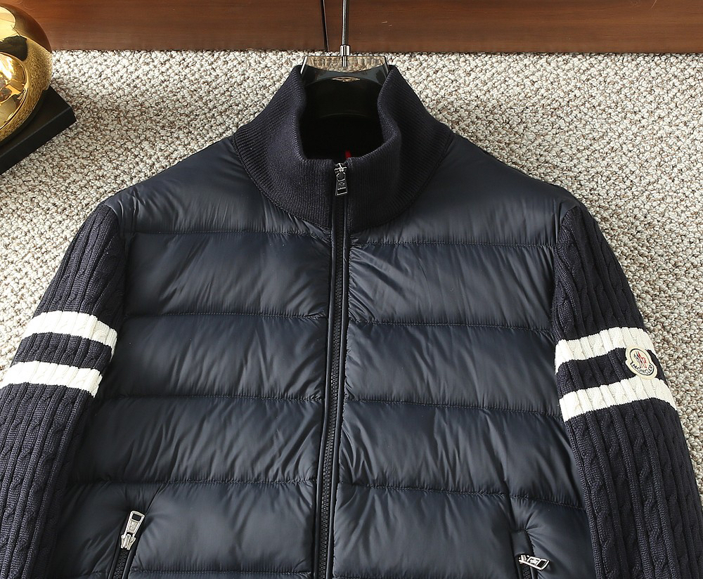 モンクレール「Moncler」秋冬 ニット調ダウンジャケット