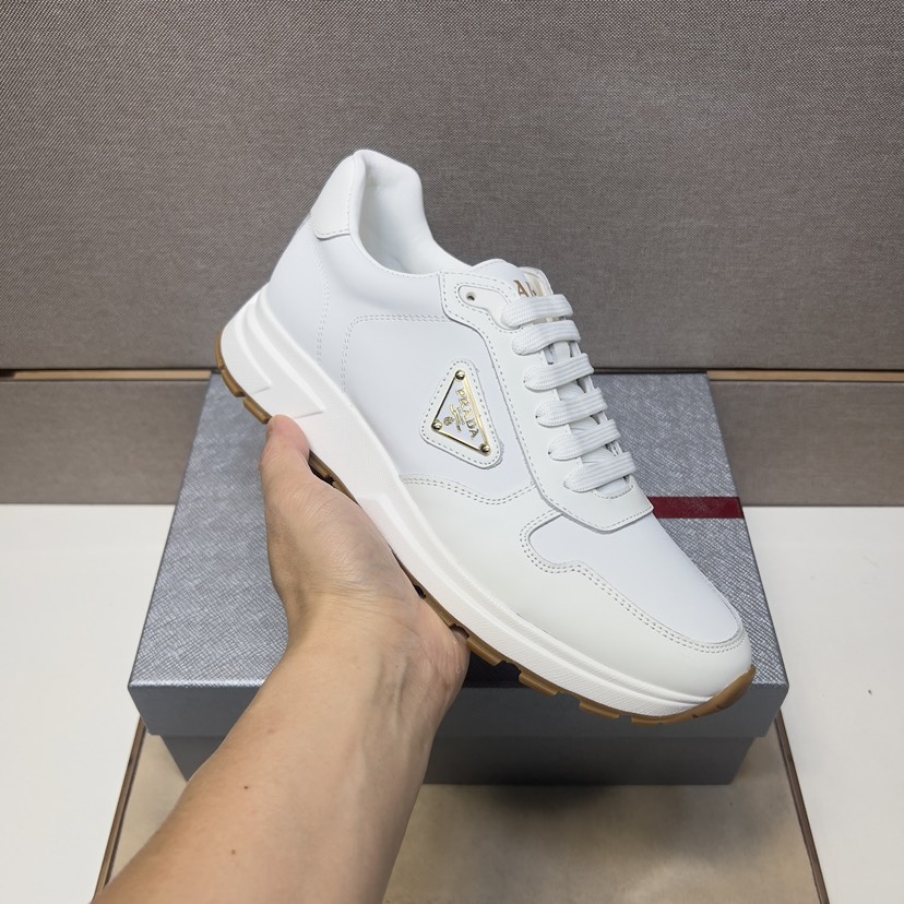 プラダ「Prada」プラダ プレミアムスニーカー (2026年春夏モデル) / レザースニーカー