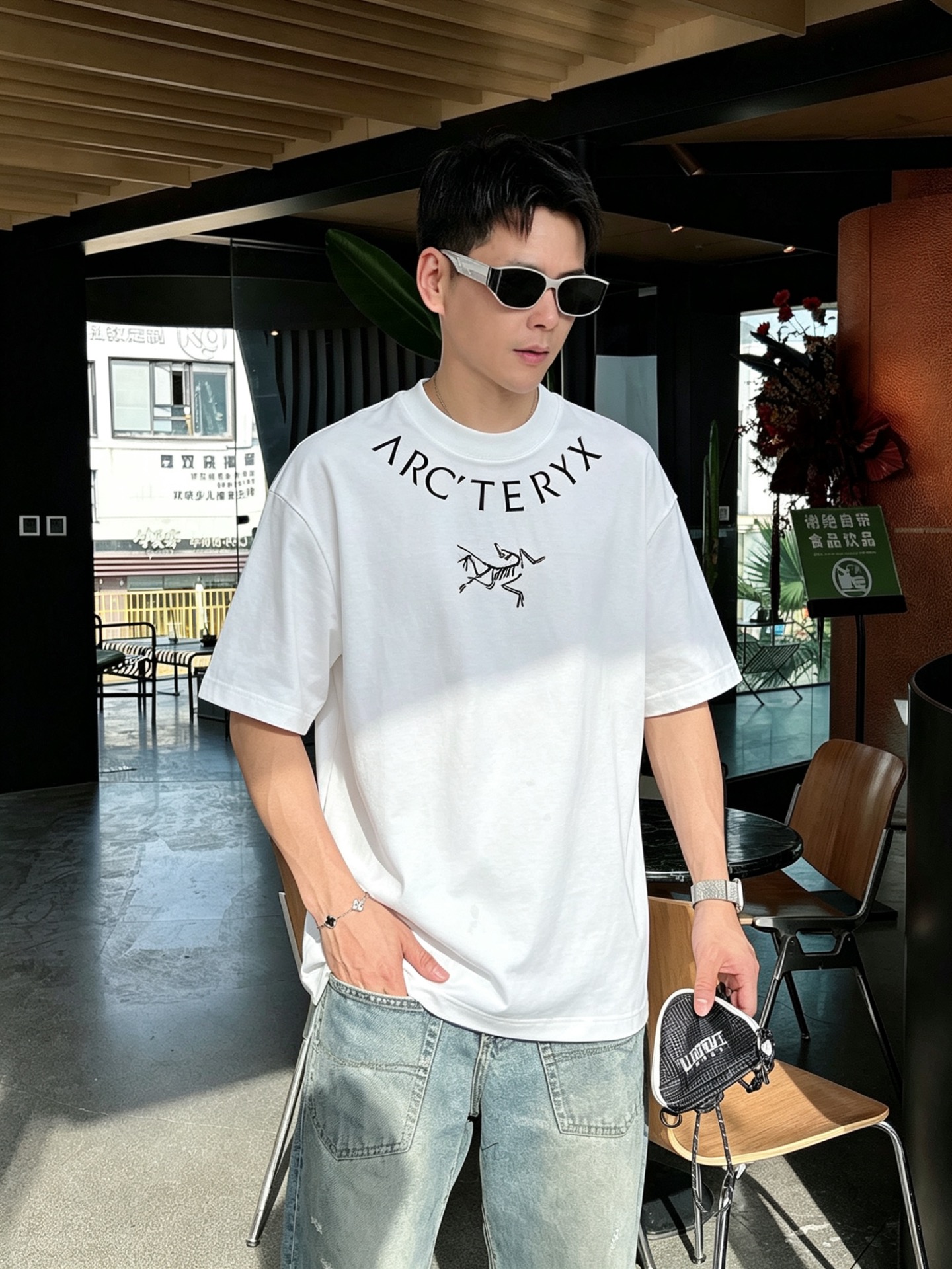 アークテリクス「ARC'TERYX」ロゴプリントTシャツ / ショートスリーブ クルーネック