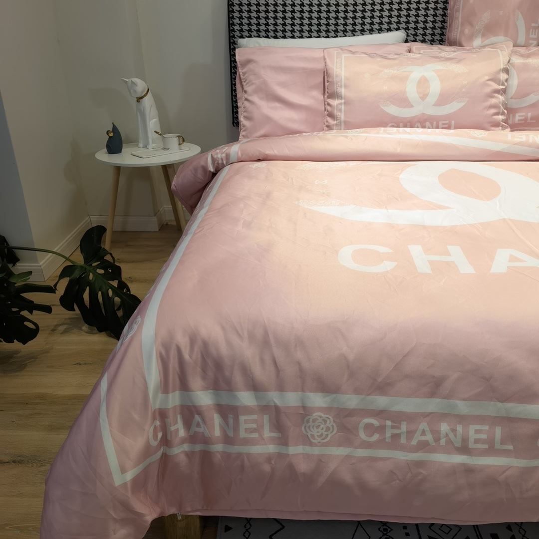 シャネル「Chanel」プレミアムコットン デジタルプリント 4点セット