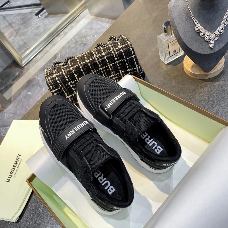 バーバリー「Burberry」バーバリー チェック プラットフォーム スニーカー / レザースニーカー