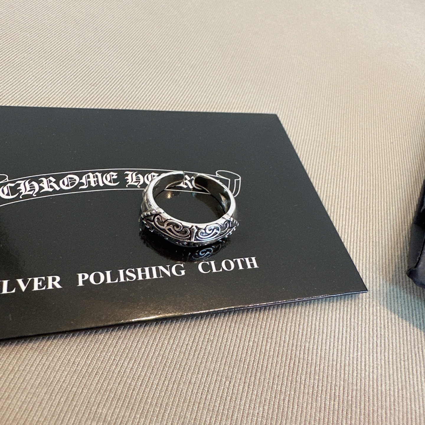 クロムハーツ「Chrome Hearts」クラシックヴィンテージ＆モダンリング - サイズ調整可能