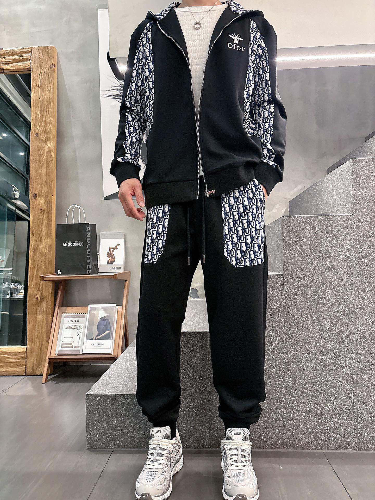 ディオール「Dior」秋冬 メンズ カジュアルスポーツセット