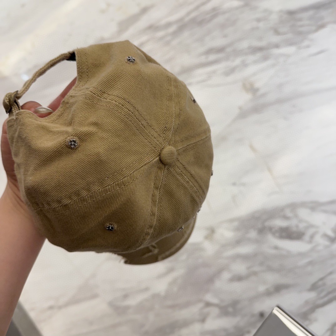 クロムハーツ「Chrome Hearts」ヴィンテージ ディストレス キャップ