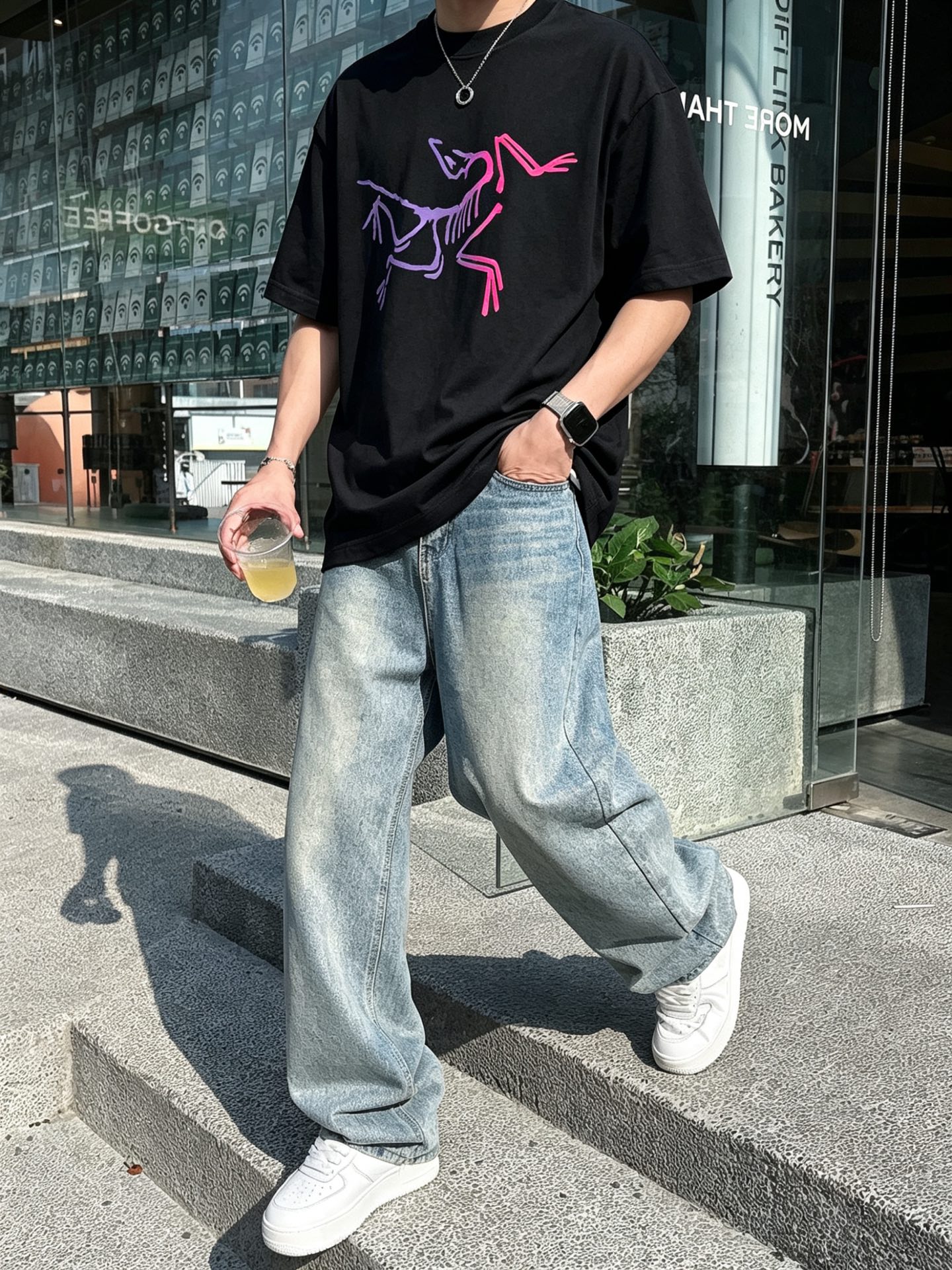アークテリクス「ARC'TERYX」アークテリクスロゴプリントTシャツ / ショートスリーブ クルーネック