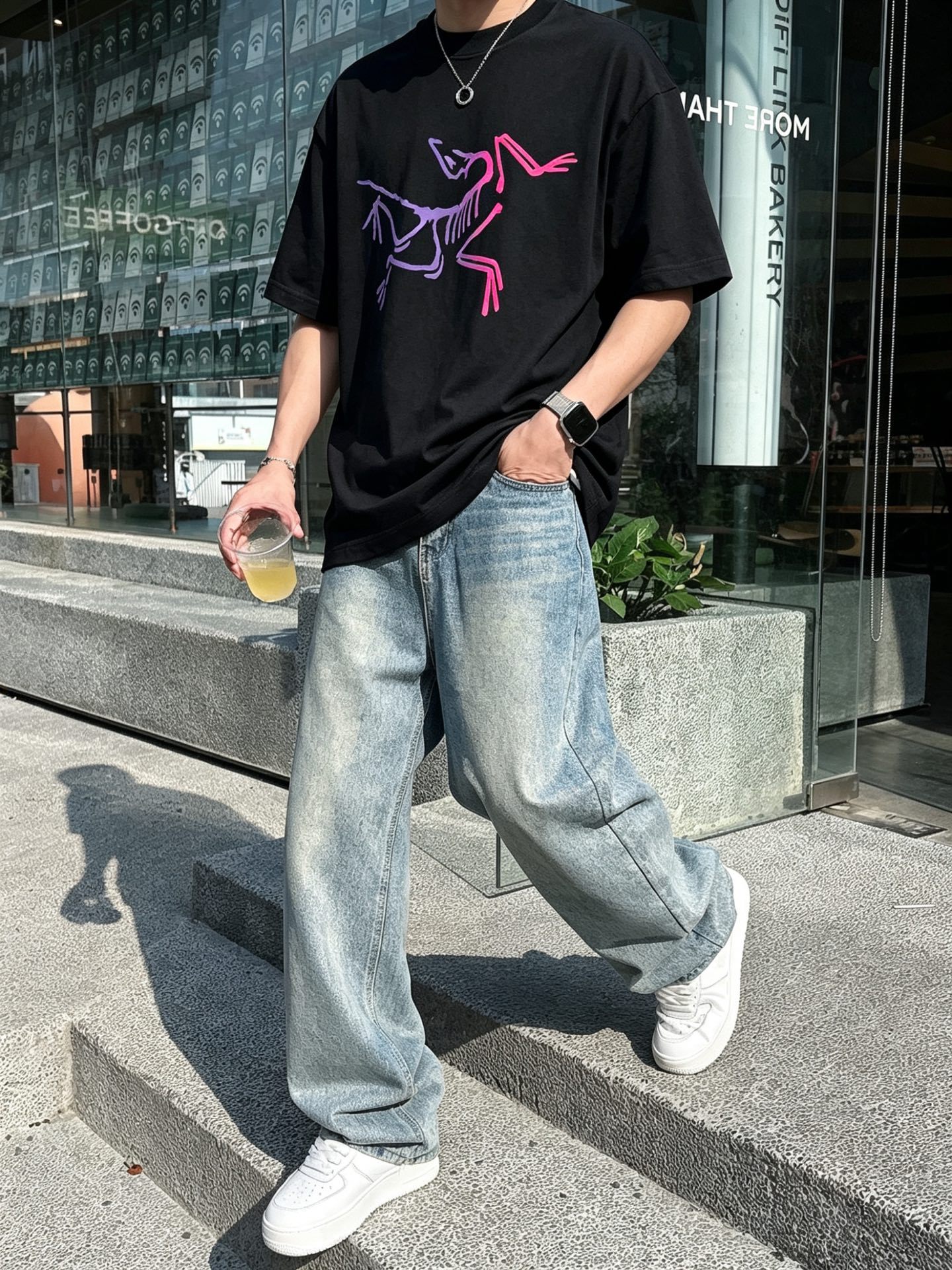アークテリクス「ARC'TERYX」アークテリクスロゴプリントTシャツ / ショートスリーブ クルーネック