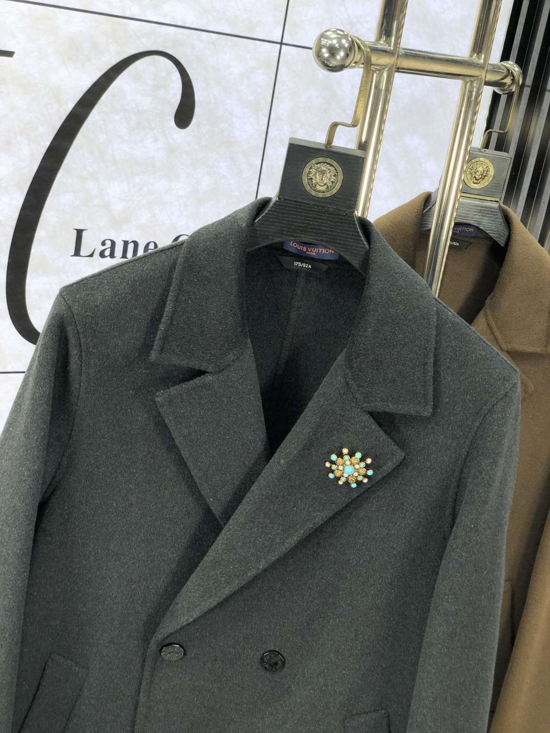 ルイ・ヴィトン「Louis Vuitton」メンズ カシミア オーバーコート