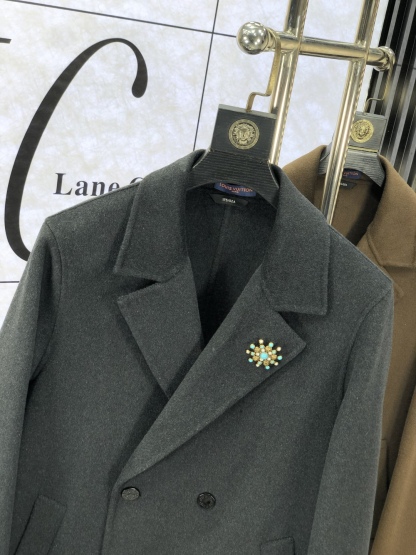 ルイ・ヴィトン「Louis Vuitton」メンズ カシミア オーバーコート