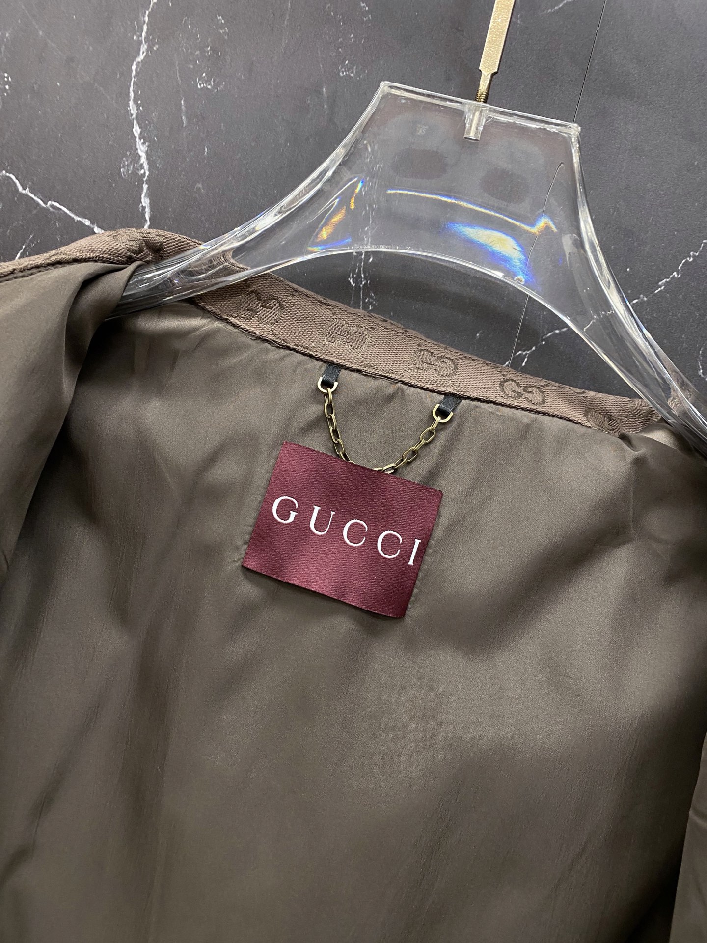 グッチ「Gucci」グッチ GGジャカード フリップカラー ワークジャケット / メンズ アウター