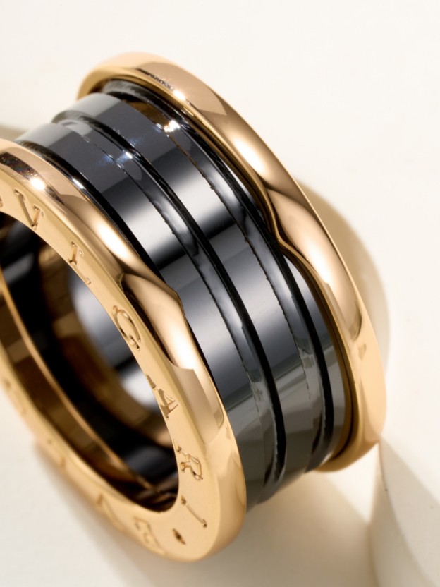 ブルガリ「Bvlgari」 セラミックリング