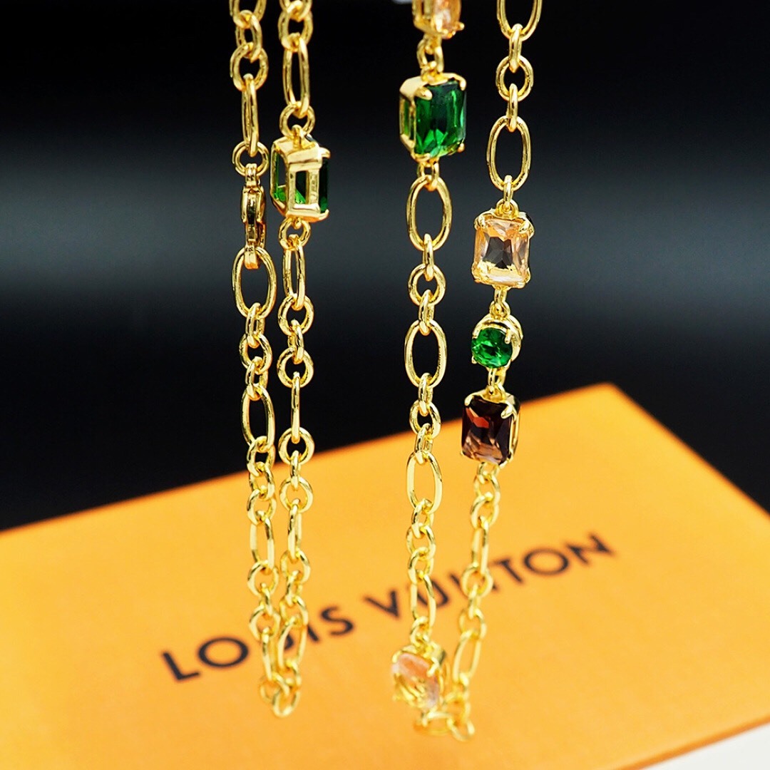 ルイ・ヴィトン「Louis Vuitton」エアルーム ロング ネックレス