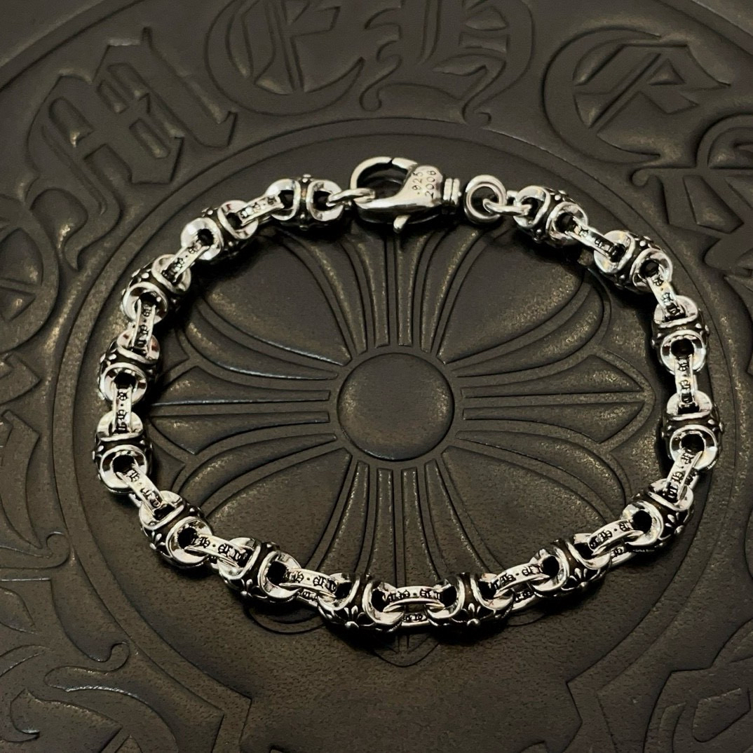 クロムハーツ「Chrome Hearts」ブレスレット - ヴィンテージ＆ロックテイスト ペア用