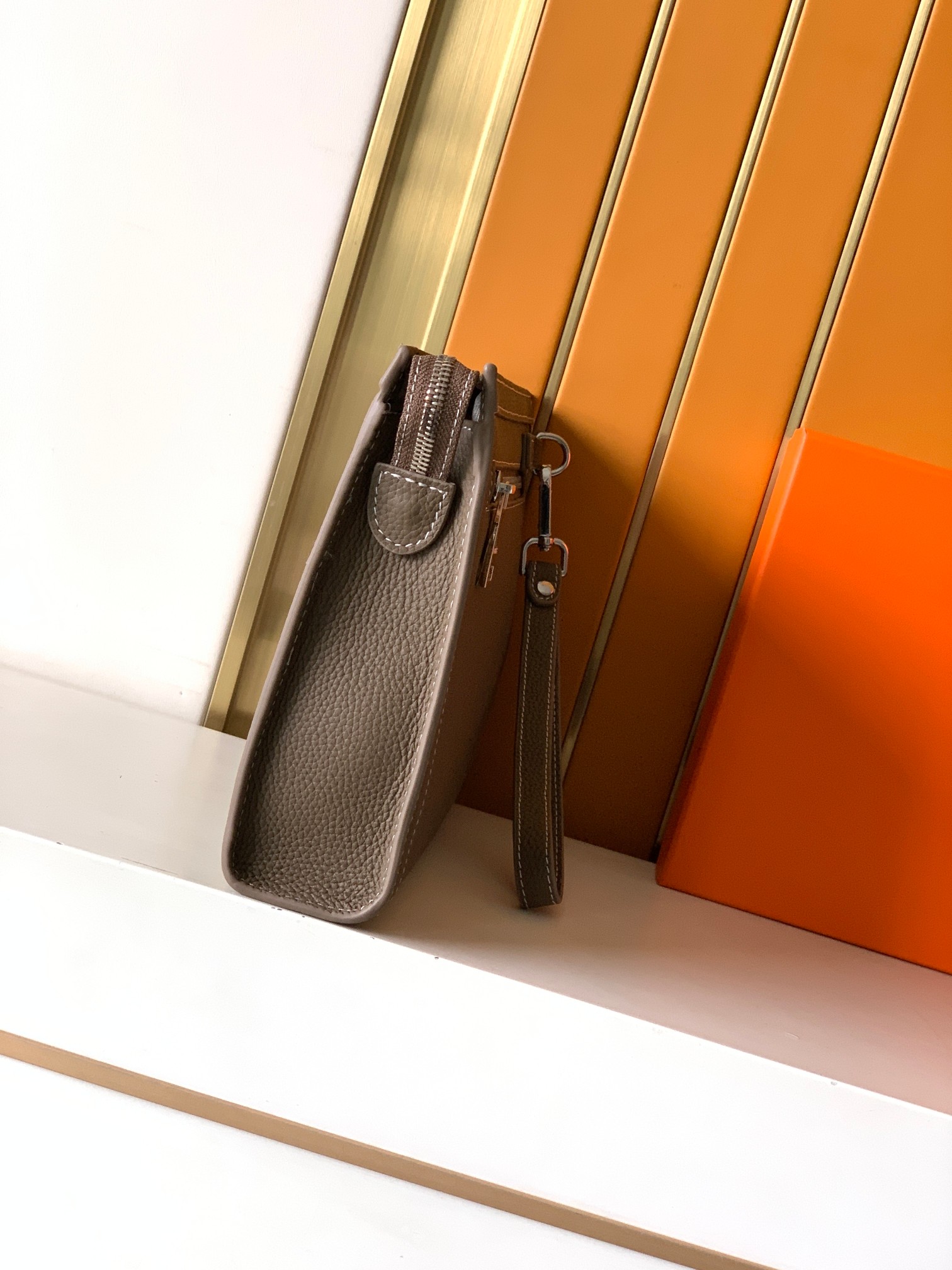 エルメス「Hermès」エルメス レザーハンドバッグ / クラッチバッグ