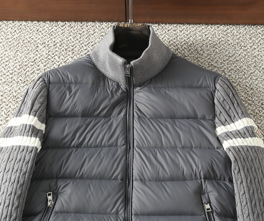 モンクレール「Moncler」秋冬 ニット調ダウンジャケット